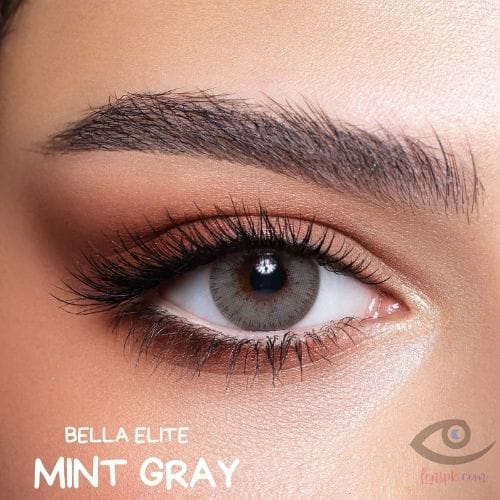 Buy bella mint gray contact lenses - elite collection - lenspk. Com