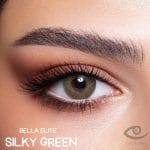 Buy bella silky green contact lenses - elite collection - lenspk. Com