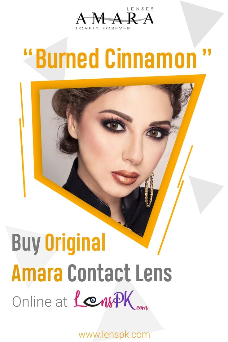 Amara Burned Cinnamon Eye Contact Lenses