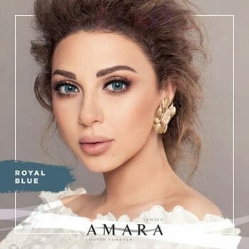 Buy Amara Royal Blue Eye Contact Lenses in Pakistan @ Lenspk.com