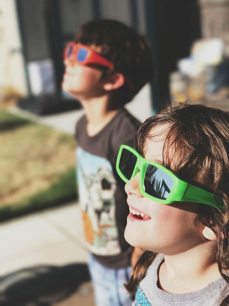 How the solar eclipse lenses protect your eyes from the sun