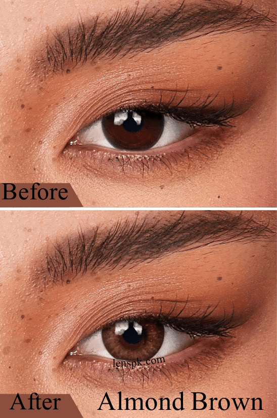 Bella almnd brown - oneday collection before after