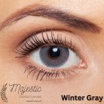 Winter gray eye lenses