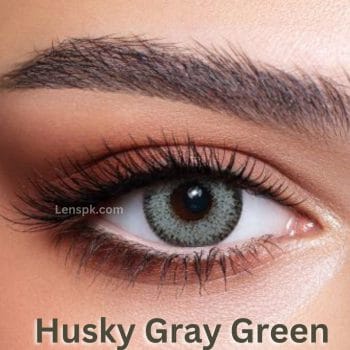 Buy Bella Husky Gray Green Contact Lenses - Glow Collection - lenspk.com